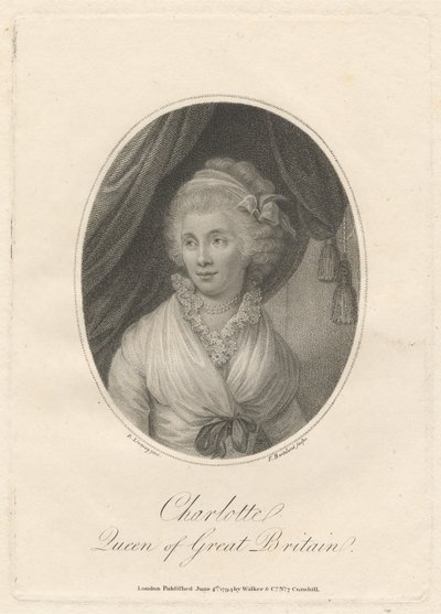 A rainha Carlota de Francesco Bartolozzi