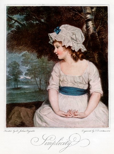 Simplicidade, 1905. de Francesco Bartolozzi