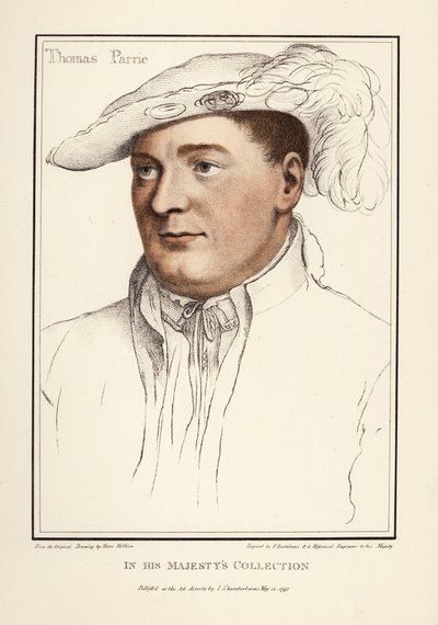Sir Thomas Parry (1515-1560) de Francesco Bartolozzi