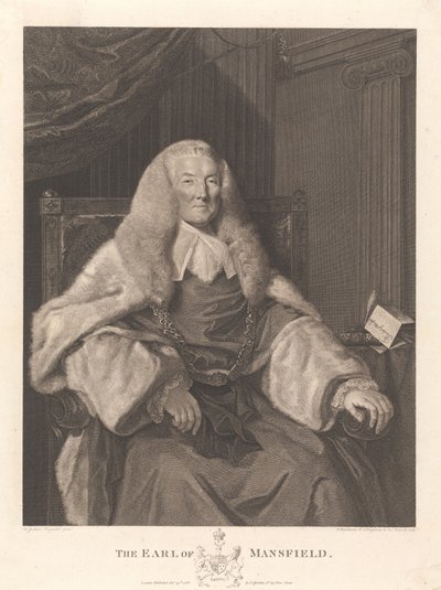 O Conde de Mansfield de Francesco Bartolozzi