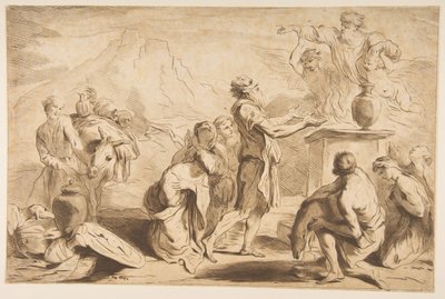 O sacrifício de Noé, 1765. de Francesco Bartolozzi