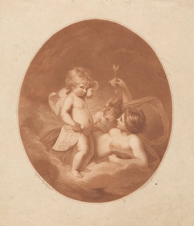 Venus tadelt Amor de Francesco Bartolozzi