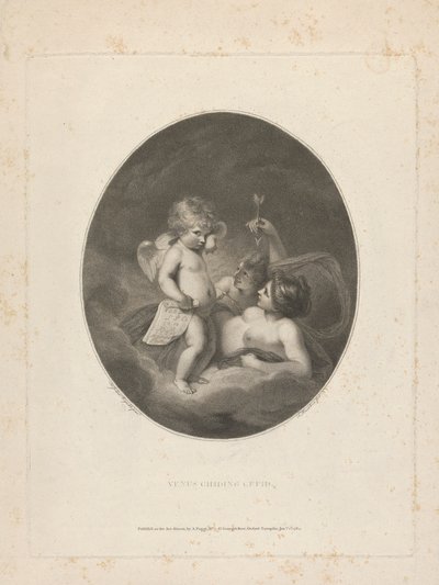 Cupido Vénus Childing de Francesco Bartolozzi