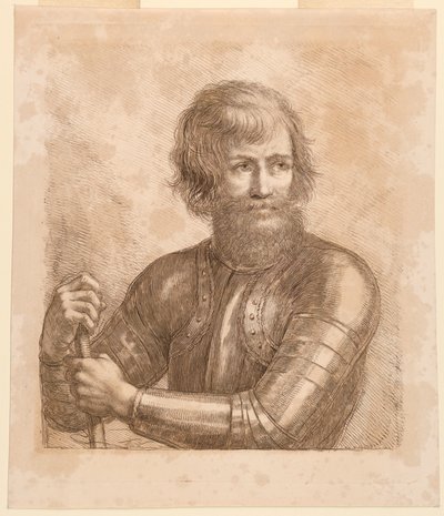 Guerreiro com um cassetete de Francesco Bartolozzi