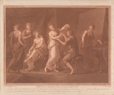 Zeuxis Composição da imagem de Juno de Francesco Bartolozzi
