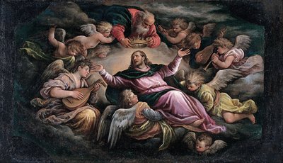Cristo na Glória de Francesco Bassano the Younger