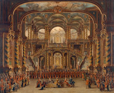 Uma cena da ópera italiana 