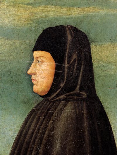 Retrato de Petrarca (Francesco Petrarca) (1304-74) (óleo sobre painel) de Francesco Bonsignori