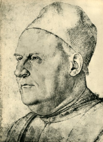 Retrato de um senador veneziano, 1487, 1943. de Francesco Bonsignori