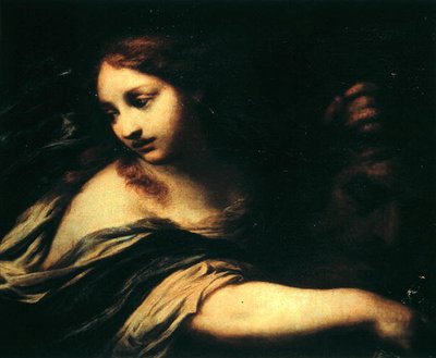 Judith e Holofernes (óleo sobre tela) de Francesco Botti