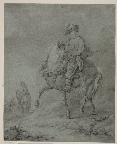 Cavaleiros em uma paisagem de Francesco Casanova