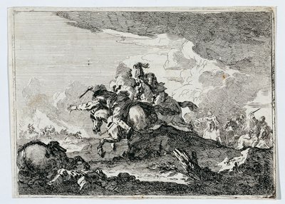 batalha de cavalaria de Francesco Casanova