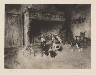 Cães de caça de Francesco Colombi Borde