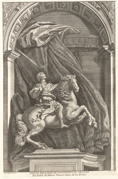 Estátua de Constantino de Francesco Faraone Aquila after Gian Lorenzo Bernini