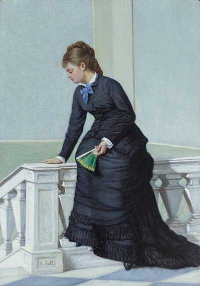 O invejoso, c.1875-78 (óleo sobre painel) de Francesco Folli