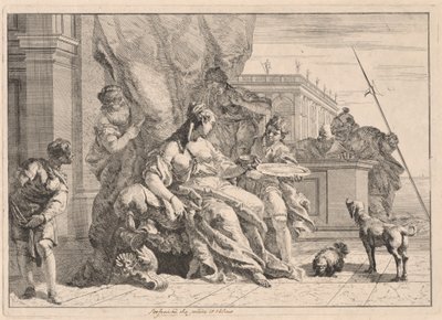 Sofonisba (ou Artemísia) de Francesco Fontebasso
