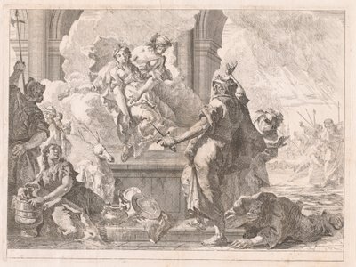 O Sacrifício de Ifigênia de Francesco Fontebasso