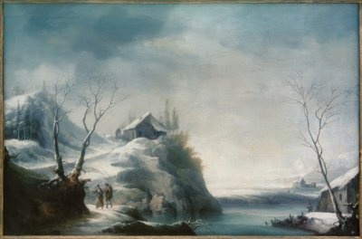 Paisagem de Inverno com Viajantes de Francesco Foschi