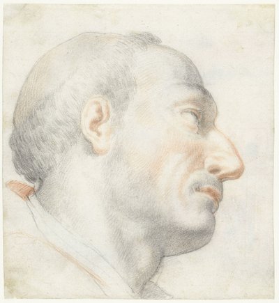 A cabeça de San Carlo Borromeo de Francesco Furini (attributed to)