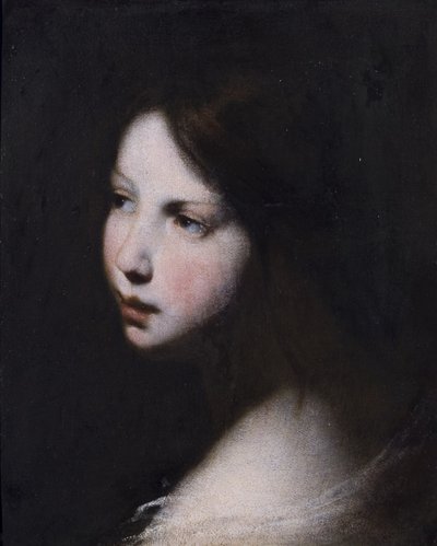 Cabeça de uma menina, c.1640 de Francesco Furini