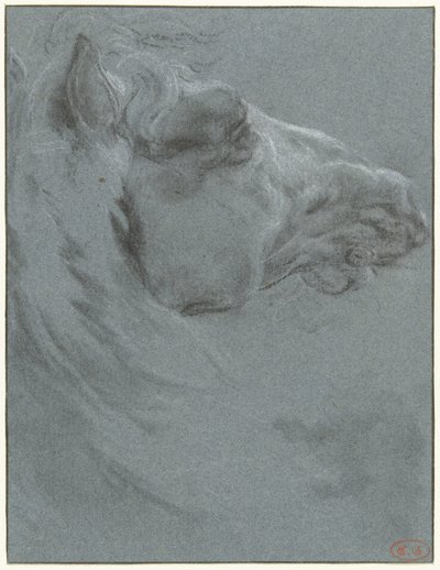 Cabeça de um cavalo de Francesco Giuseppe Casanova