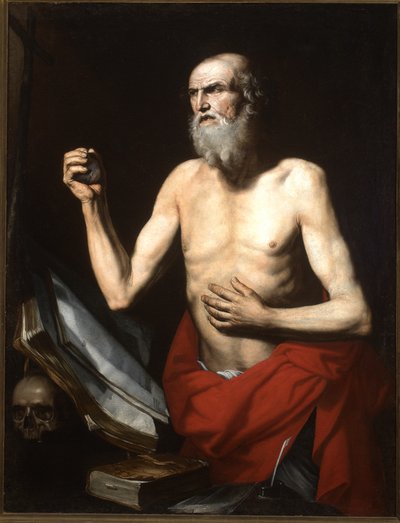 São Jerónimo o Penitente, c.1600 (pintura) de Francesco Glielmo
