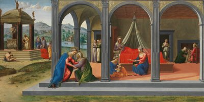 Cenas da Vida de São João Batista, ca. 1506-7. de Francesco Granacci
