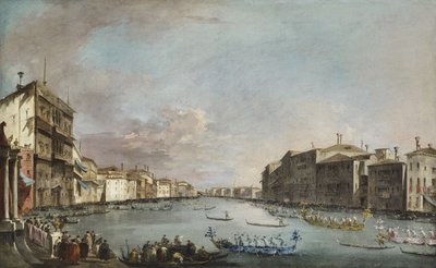 Regata em Veneza de Francesco Guardi