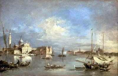 San Giorgio Maggiore do Bacino di San Marco de Francesco Guardi