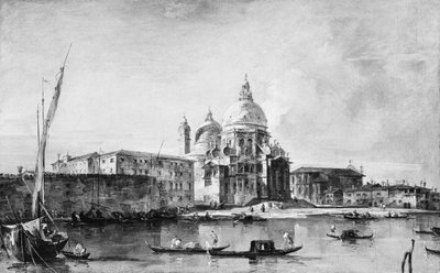 Santa Maria della Salute, meados da década de 1760. de Francesco Guardi