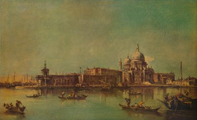 The Dogana and Salute, Veneza, c1775, 1938 de Francesco Guardi