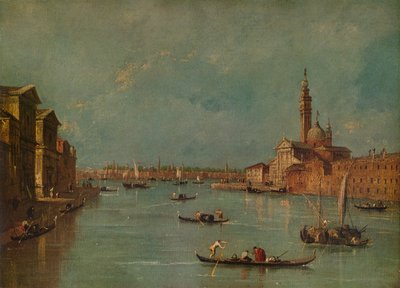 A ilha de San Giorgio, Veneza, c1770, 1938 de Francesco Guardi