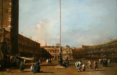 A Piazza San Marco, Veneza de Francesco Guardi