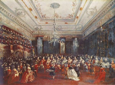 Concerto de gala veneziano de Francesco Guardi