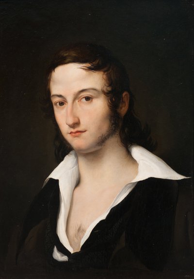 Retrato de Carlo Della Bianca, 1823. de Francesco Hayez
