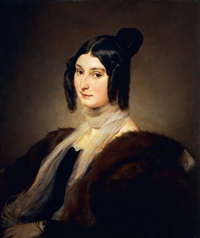 Retrato de Clara Maffei, de Francesco Hayez de Francesco Hayez