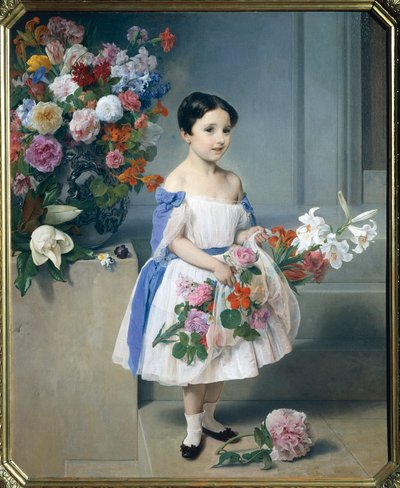 Retrato da Condessa Antonietta Negroni Prati Morosini, de Francesco Hayez de Francesco Hayez