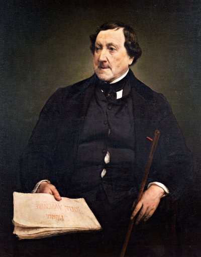 Retrato de Gioachino Rossini (Pesaro de Francesco Hayez