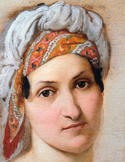 Retrato de sua esposa Vincenza Scaccia, 1816. de Francesco Hayez