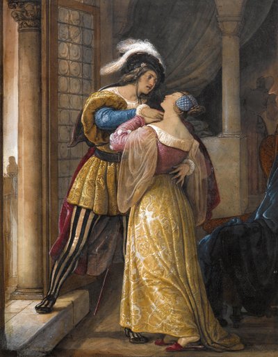 Romeu e Julieta, antes de 1881. de Francesco Hayez