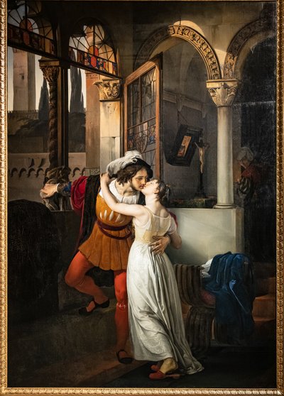 O último beijo de Romeu a Julieta de Francesco Hayez