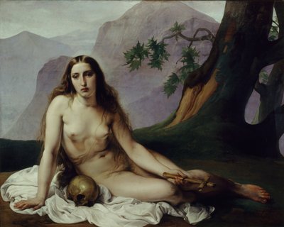 A arrependida Maria Madalena, 1833. de Francesco Hayez