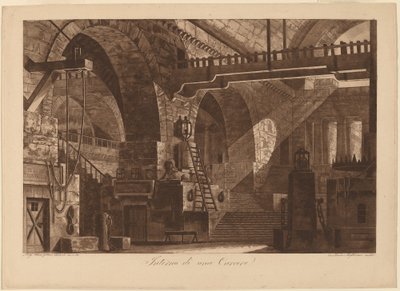 Interior de uma prisão de Francesco Inghirami, after Luigi Tasca