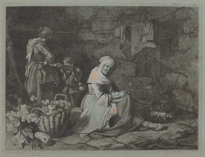 Interior de uma casa de Francesco Londonio