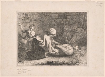 Prato 12, do Conjunto de 12 cenas pastorais de Francesco Londonio