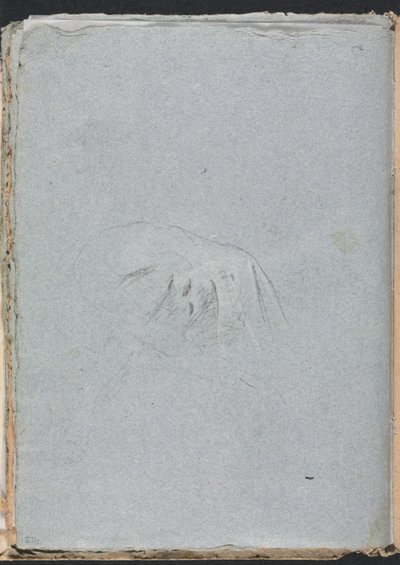 Verona Sketchbook: Drapery, página 20, 1760. de Francesco Lorenzi