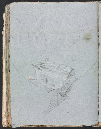 Verona Sketchbook: Estudo de cortinas (página 84) de Francesco Lorenzi