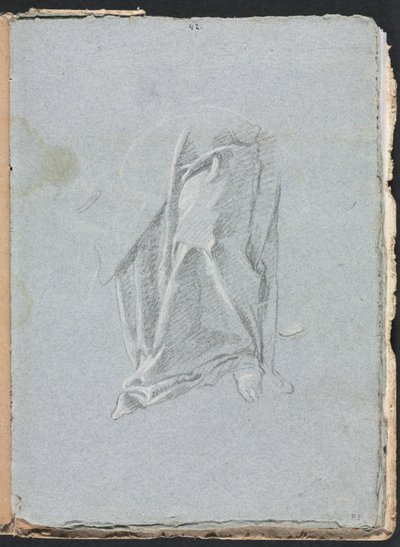 Verona Sketchbook: Cortinas com pé página 83, 1760. de Francesco Lorenzi