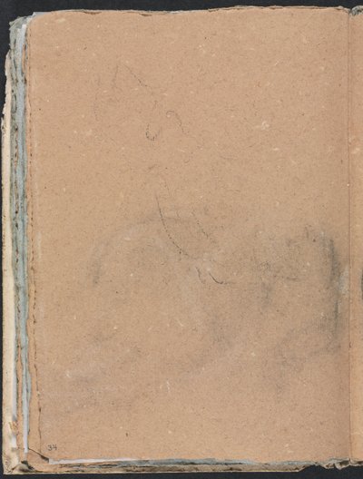 Caderno de desenho de Verona: Formulário indecifrável, página 34, 1760. de Francesco Lorenzi