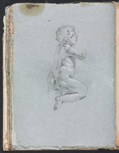 Verona Sketchbook: Putto de perfil (página 64) de Francesco Lorenzi